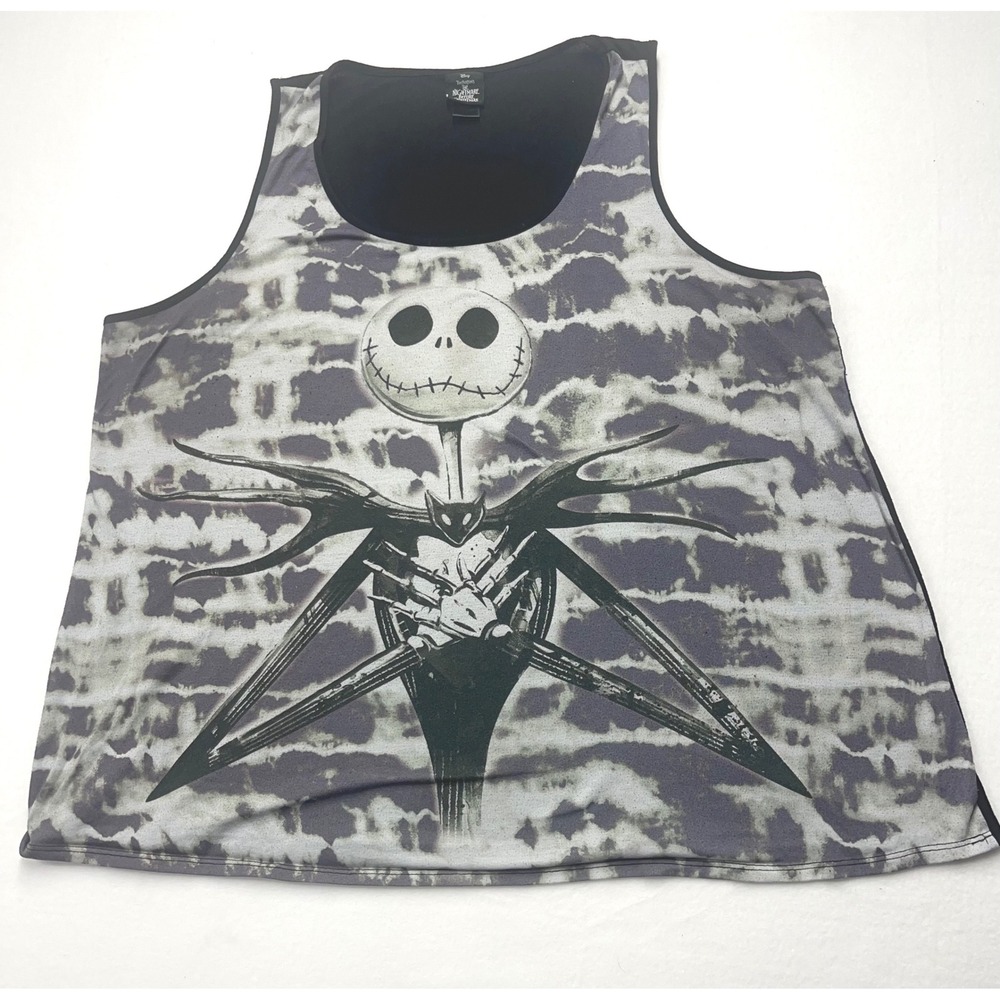 Tim Burton's The Nightmare Before Christmas Jack Skellington Tank Top Women's Lg